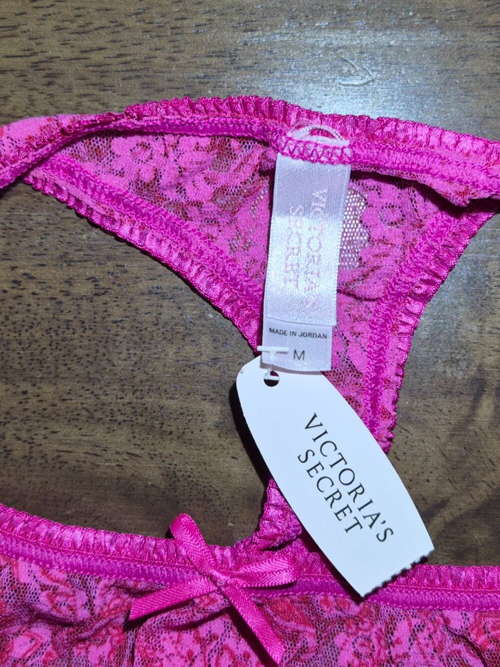 Victoria's Secret Thong Panties. New with Tags Size Medium. - Picture 3 of 3
